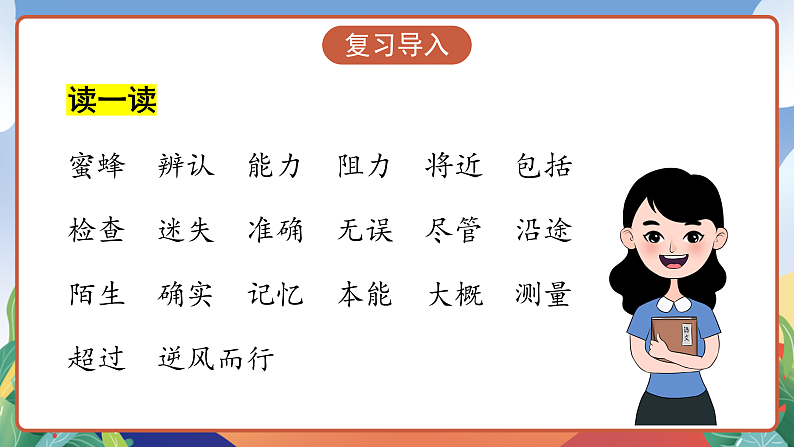 人教部编版语文三年级下册 第14课《蜜蜂》第二课时 课件第3页