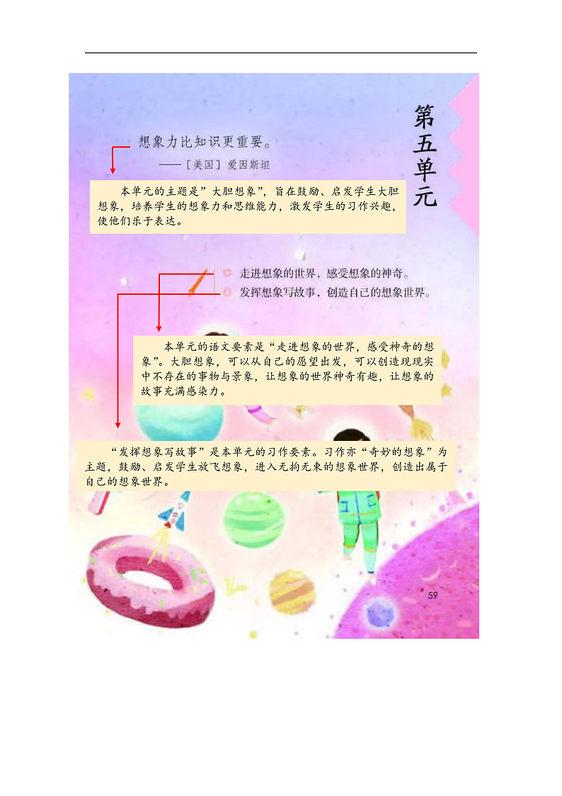 人教部编版语文三年级下册 第五单元 单元解读讲义第1页