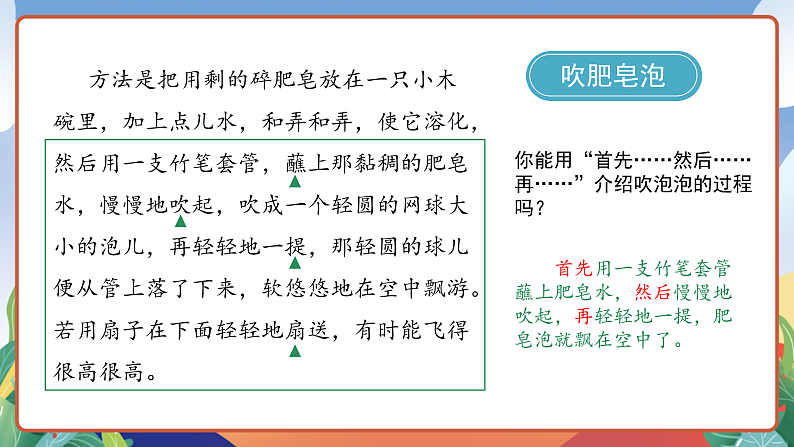 人教部编版语文三年级下册 第20课《肥皂泡》第二课时 课件第8页