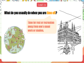 外研版英語八年級(jí)下冊(cè) Module 8 Unit 1《I can hardly believe we`re in the city centre》課件+教案+素材