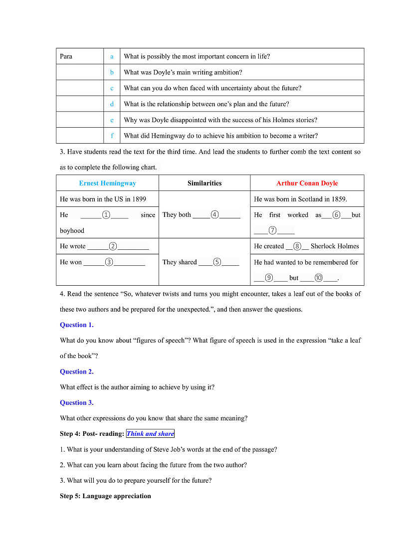 外研版高中英语选择性必修四Unit 1 Period 1《Starting out  and understan》学案第3页