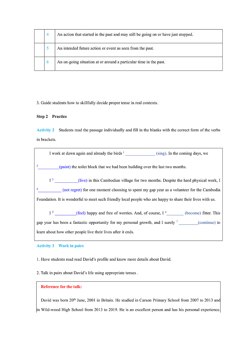 外研版高中英语选择性必修四Unit 1 Period 2《Using languages 》学案03