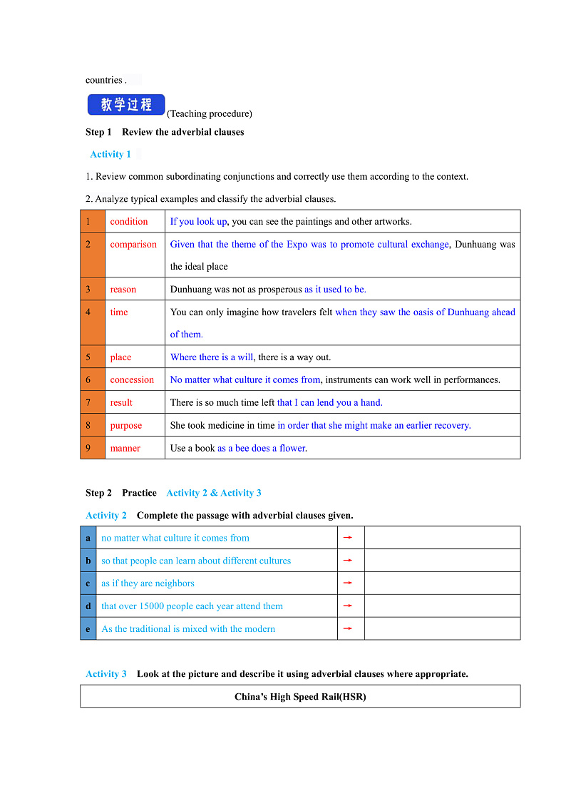 设计外研版高中英语选择性必修四Unit 3 Period 2《Using languages 》教案第2页
