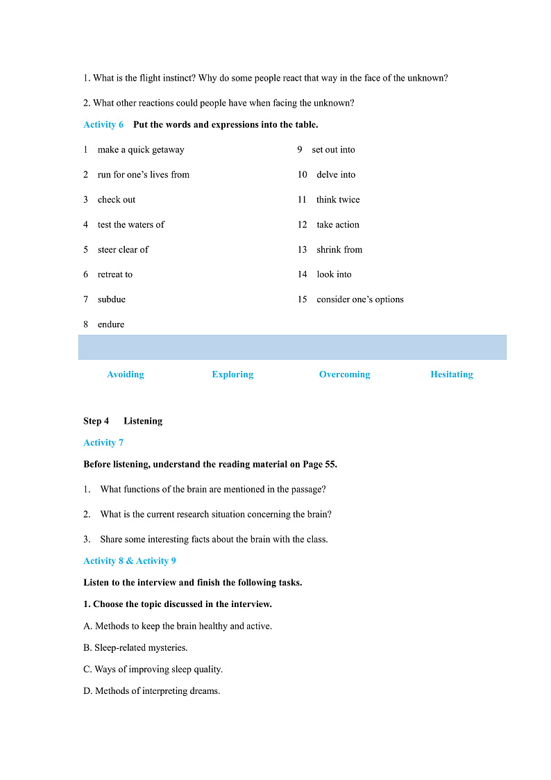 外研版高中英语选择性必修四Unit 5 Period 2《Using languages 》学案第3页