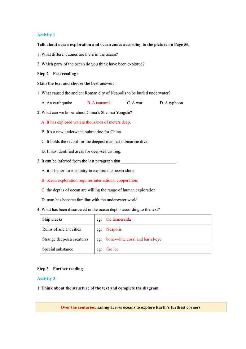外研版高中英语选择性必修四Unit 5 Period 3《Developing ideas and present》教案02