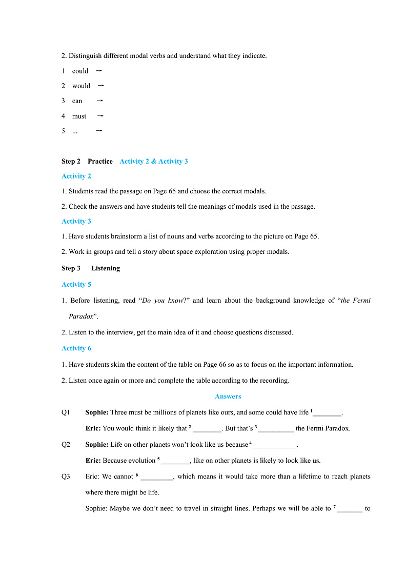 外研版高中英语选择性必修四Unit 6 Period 2《Using languages 》教案第2页