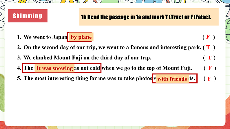 仁爱科普版英语八下 Unit 6 Topic 1 《Enjoy Cycling》Section D 课件第5页