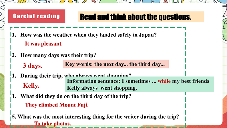 仁爱科普版英语八下 Unit 6 Topic 1 《Enjoy Cycling》Section D 课件第8页