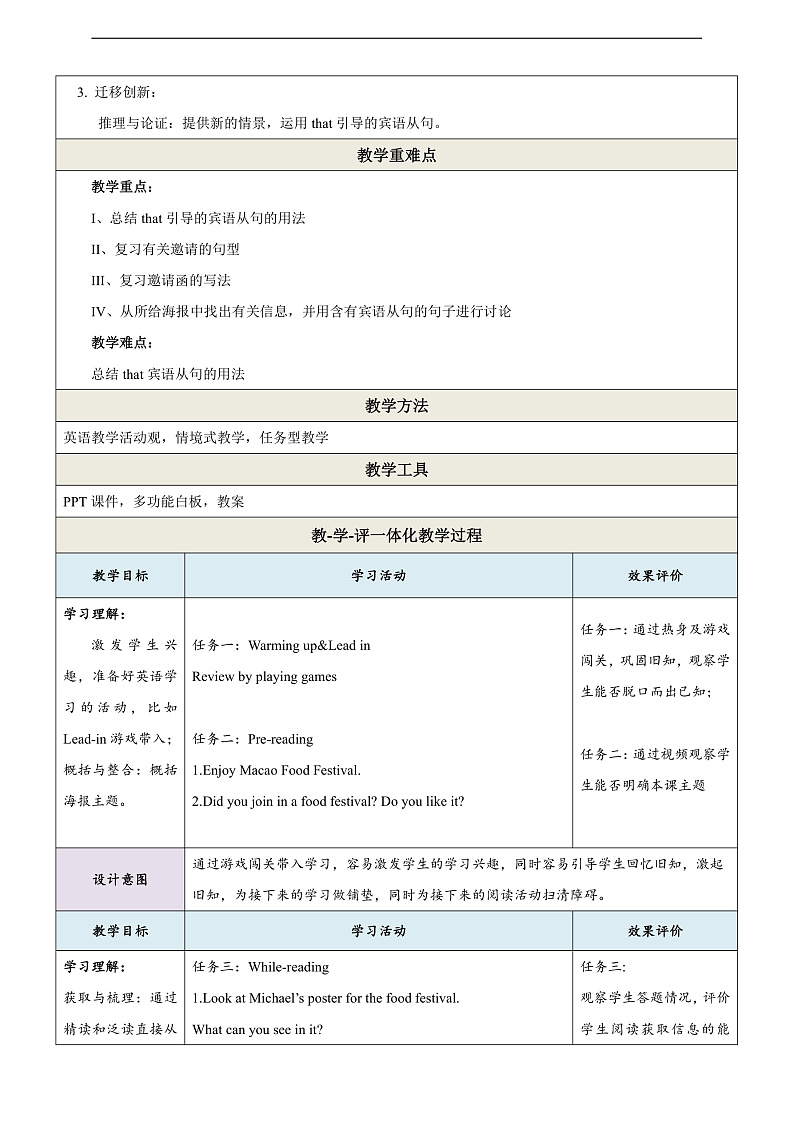 仁爱科普版英语八下 Unit 7 Topic 1 《Our Clothes》Section D 教案第2页