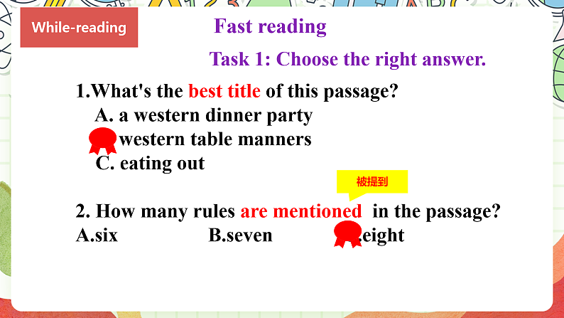 仁爱科普版英语八下 Unit 7 Topic 2 《Food festival》 Section C 课件第7页