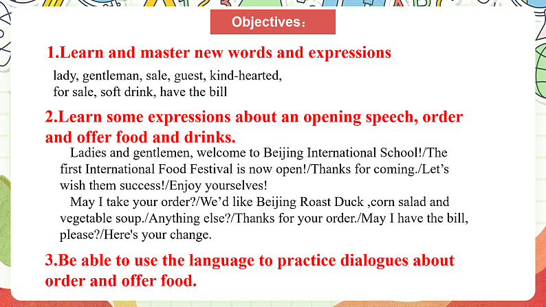 仁爱科普版英语八下 Unit 7 Topic 3 《Food festival》  Section A 课件第2页