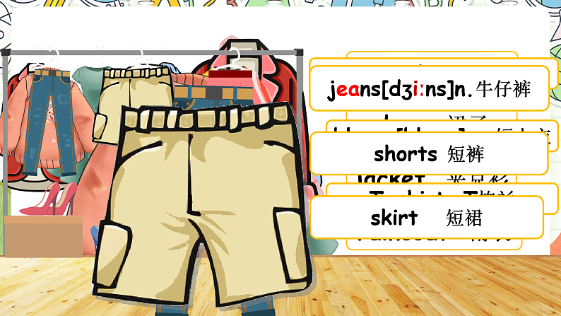 仁爱科普版英语八下 Unit 8 Topic 1 《 We will have a class fashion show》Section A 课件第5页