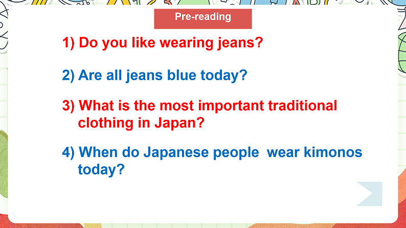 仁爱科普版英语八下 Unit 8 Topic 3 《 Our Clothes》 Section D 课件第5页