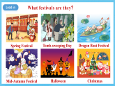 人教版（2019）高中英語必修第三冊Unit 1《Festivals and Celebrations》Reading and Thinking 課件