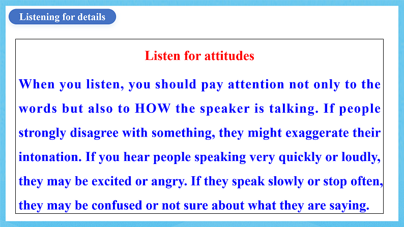 人教版（2019）高中英语必修第三册Unit 2《 Morals and Virtues》Listening and Speaking 课件第7页