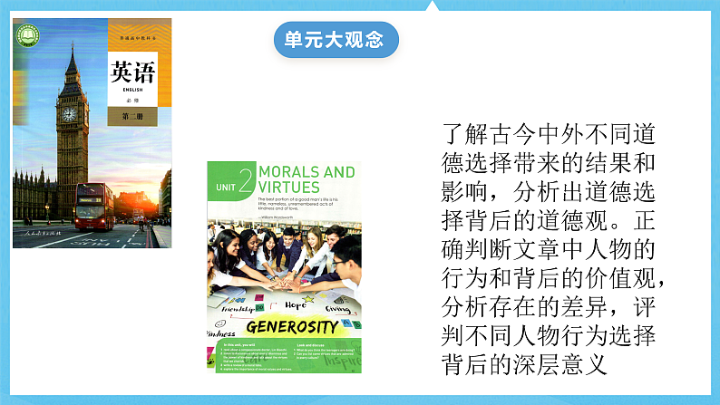 人教版（2019）高中英语必修第三册Unit 2《Morals and Virtues》单元解读课件第8页