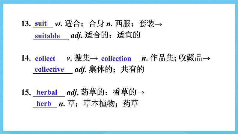 人教版（2019）高中英语必修第三册Unit 3《Diverse Cultures》单元复习课件第8页