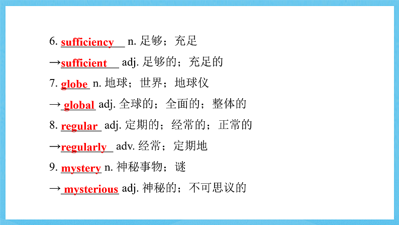 人教版（2019）高中英语必修第三册Unit 4《Space Exploration》单元复习课件第5页