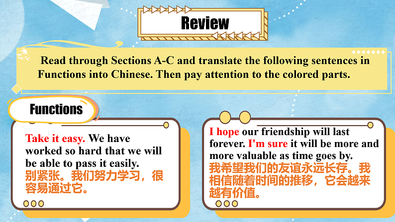 Unit6 Topic3 I will remember our friendship forever. SectionD第3页