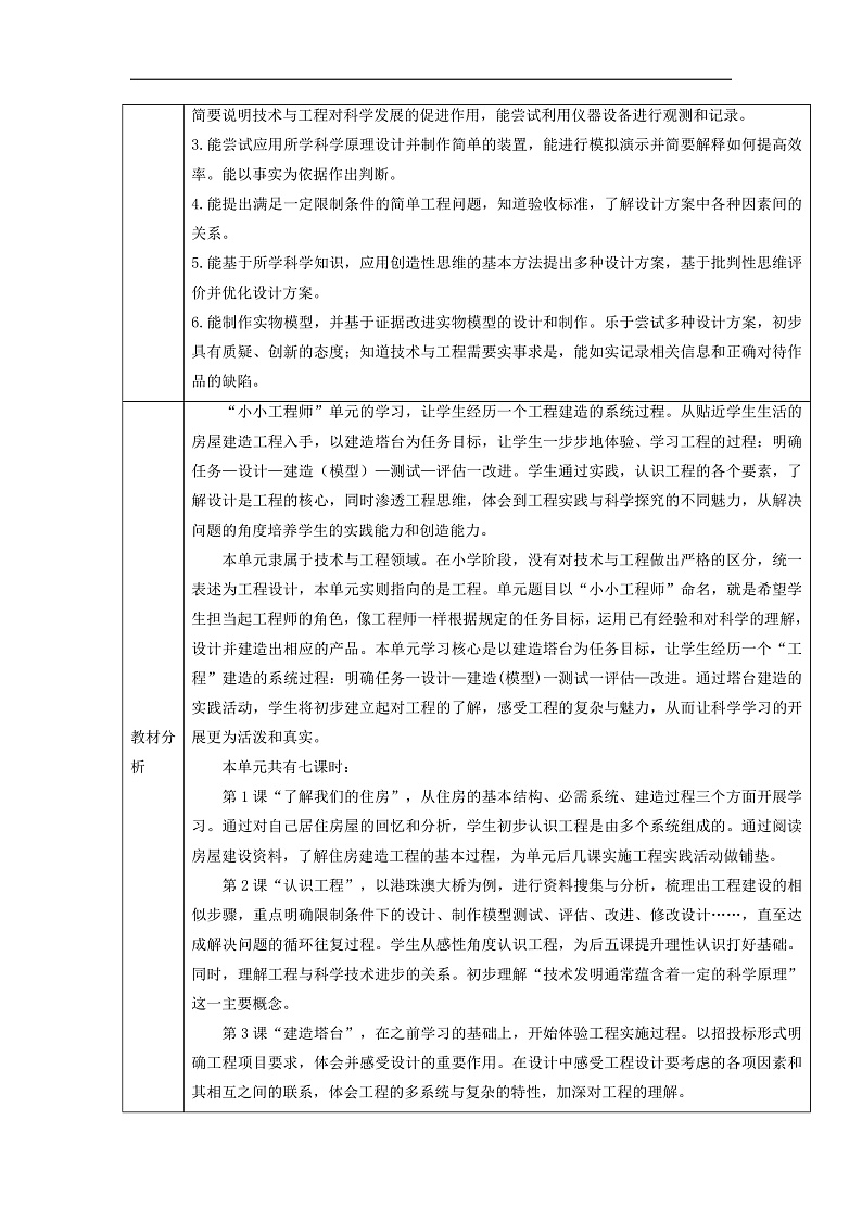 【大单元整体教学】教科版科学六下第一单元  单元整体分析第2页