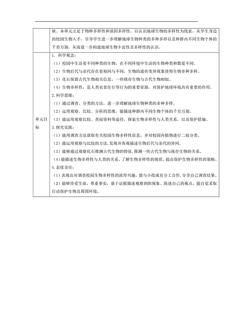 【大单元整体教学】教科版科学六下第二单元  单元整体分析第2页