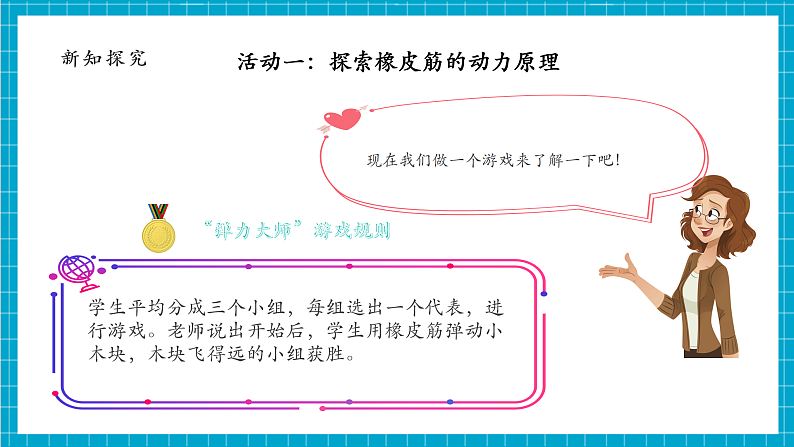 第3单元第3课 用橡皮筋驱动小车 课时课件第7页