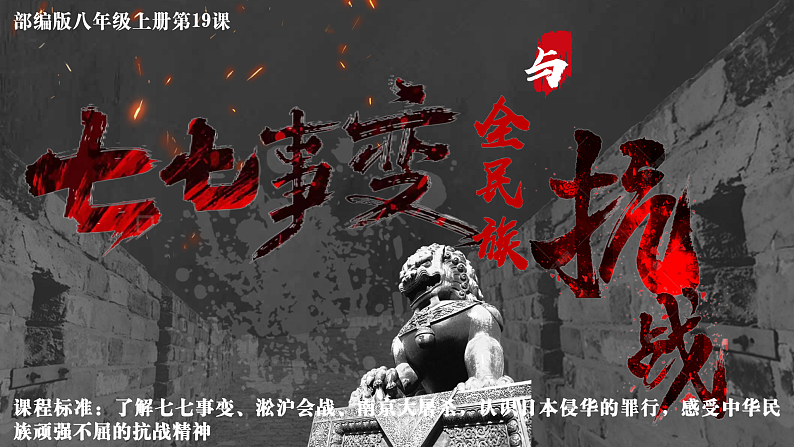 部编版课件八上第19课七七事变与全民族抗战第2页