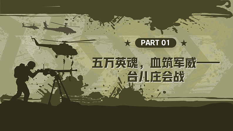 部编版课件八上第20课正面战场的抗战第4页