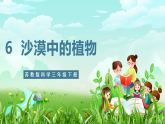 【核心素養(yǎng)】蘇教版（2017）科學三下 2.6《沙漠中的植物》課件+教案+分層練習+素材