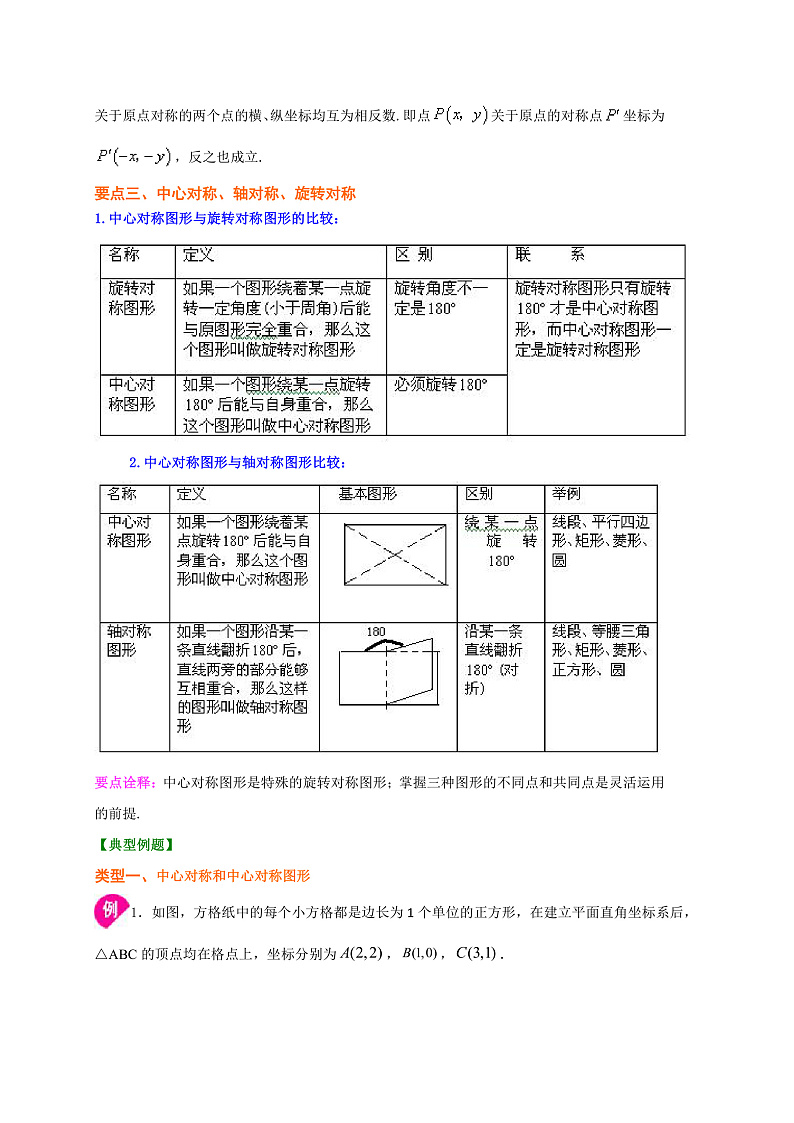 专题4.3 中心对称（解析版）第2页