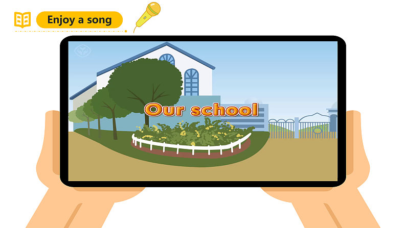 人教PEP英语四下 Unit1 My school B let's learn 课件第2页