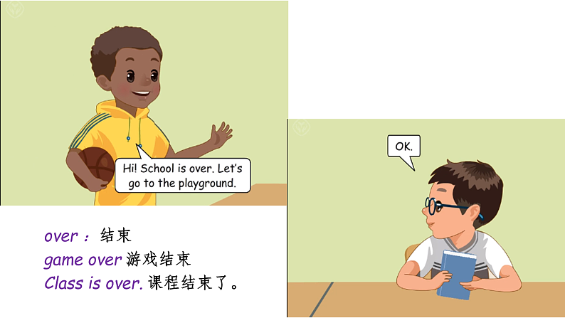 人教PEP英语四下 Unit2 What time is it A let's talk  课件第8页