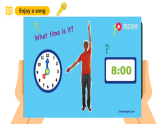 人教PEP英语四下 Unit2 What time is it B read and write 课件+单元教案+素材