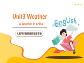 人教PEP英语四下 Unit3 Weather A let's learn 课件+单元教案+素材