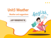 人教PEP英语四下 Unit3 Weather A let's talk 课件+单元教案+素材