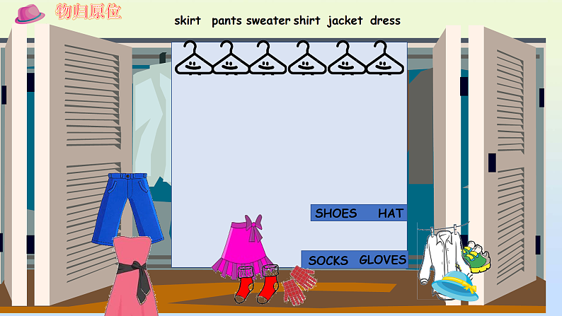 人教PEP英语四下 Unit5 My clothes A let's talk 课件第3页