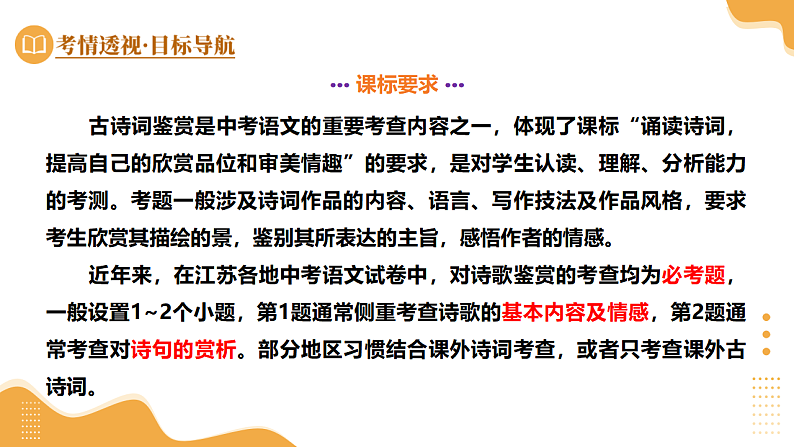 专题03 八上课标古诗词（课件）-2025年中考语文一轮复习（江苏专用）第4页