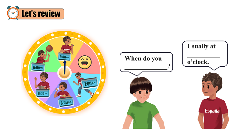 人教PEP版英语五下 Unit 1《My day》Part A Let's spell 课件第5页