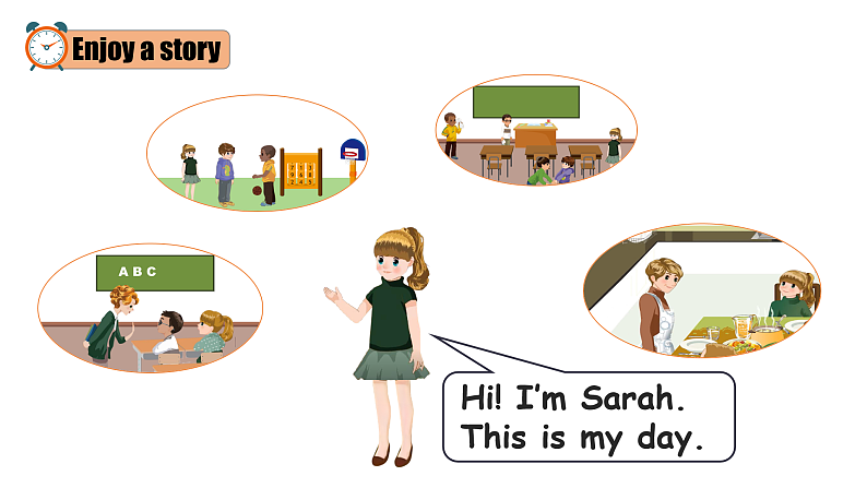 人教PEP版英语五下 Unit 1《My day》Part A Let's spell 课件第7页