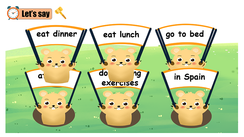 人教PEP版英语五下 Unit 1《My day》Part B Let's try&Let's talk 课件第5页