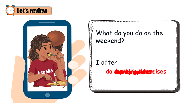 人教PEP版英语五下 Unit 1《My day》Part B Let's try&Let's talk 课件第6页