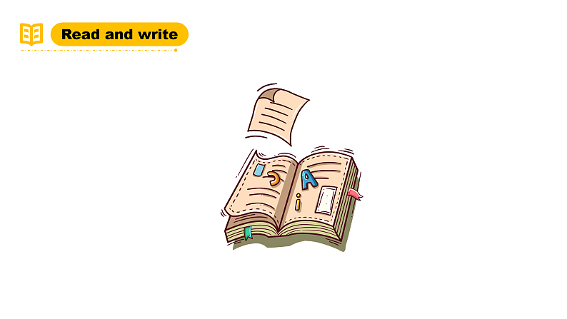 人教PEP版英语五下 Unit 1《My day》Part B Read and write&Story time 课件第7页