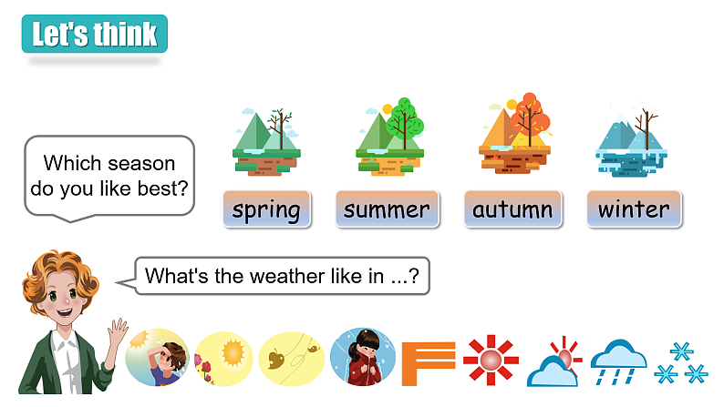 人教PEP版英语五下 Unit 2《My favourite season》PartA Let's try & Let's talk 课件第7页
