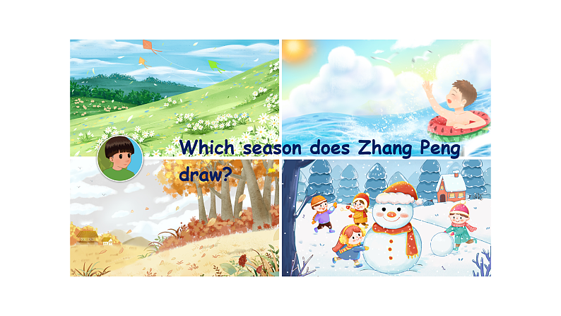 人教PEP版英语五下 Unit 2《My favourite season》Part B Let's try & Let's talk 课件第8页