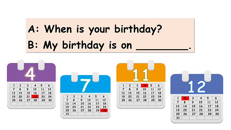 人教PEP版英语五下 Unit 4《When is the art show》Part B Read and write&Story time 课件第7页