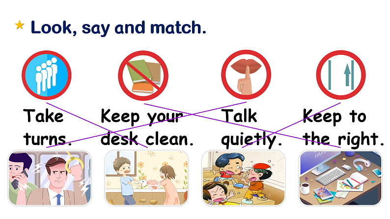 人教PEP版英语五下 Unit 6《Work quietly！》PartB&C Read and write～Story time 课件第5页