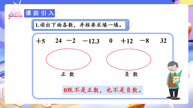 人教版数学六下1.2《在直线上表示数 例3》课件第4页
