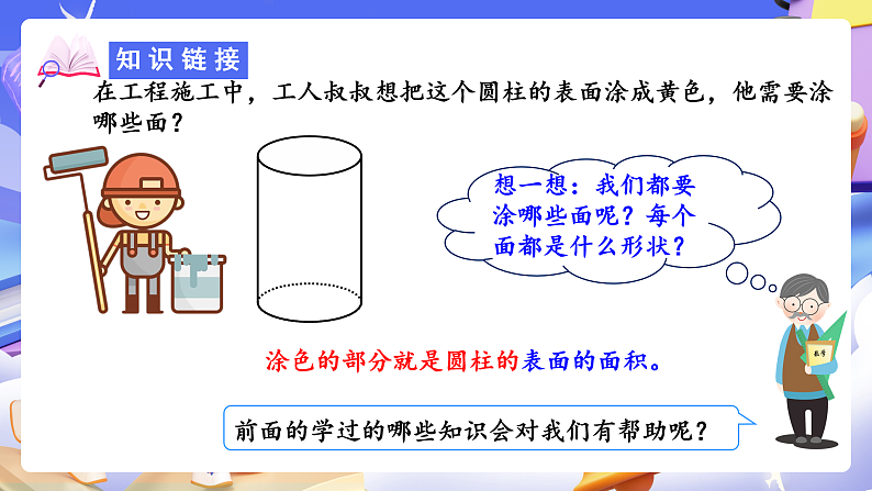 人教版数学六下3.2《圆柱的表面积 例3 例4》课件第5页