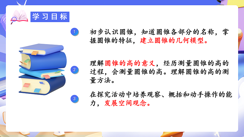 人教版数学六下3.5《圆锥的认识 例1》课件第2页