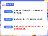 人教版数学六下4.8《图形的放大与缩小》课件+教案+分层作业+学习任务单